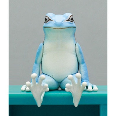 egb339『現貨』不可思議動物P3-坐姿蛙 扭蛋 轉蛋 