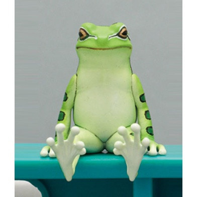 egb339『現貨』不可思議動物P3-坐姿蛙 扭蛋 轉蛋 