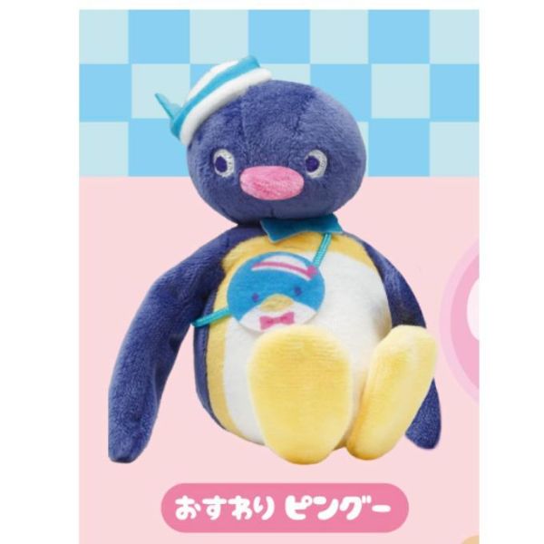5A478『現貨』企鵝家族x山姆企鵝絨毛玩偶  Qualia  扭蛋   轉蛋 