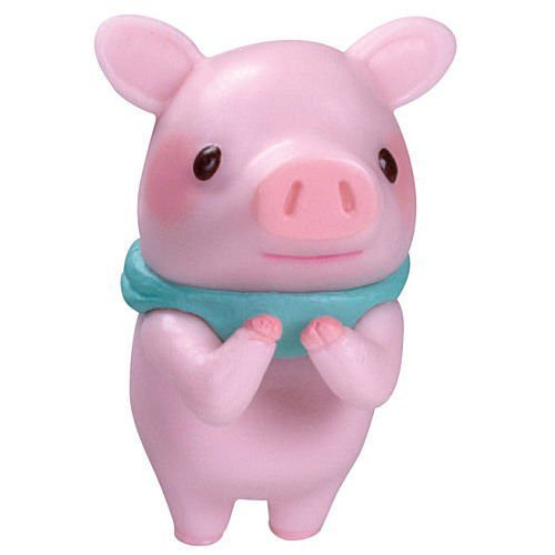 egb378『現貨』貪吃小豬公仔 扭蛋 轉蛋 