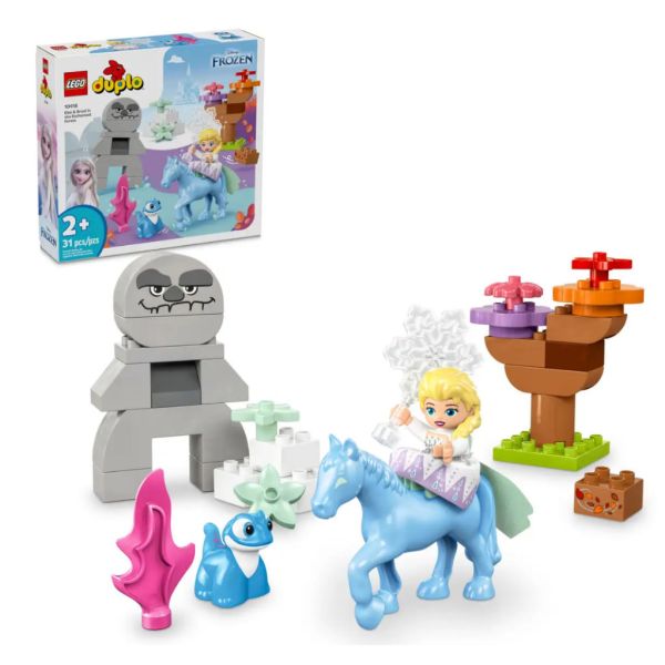 『現貨』LEGO 10418 DUPLO-艾莎&布魯尼的森林歷險 盒組 