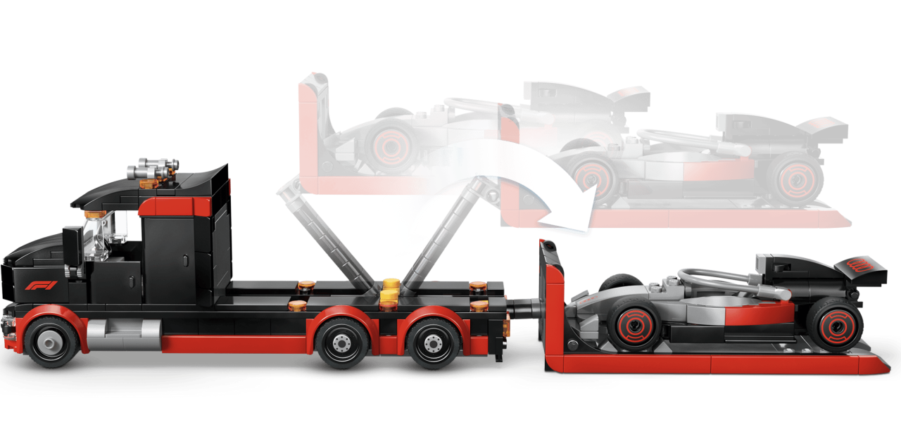 『現貨』LEGO 60493  City-F1 展示用卡車與奧迪F1 賽車 盒組 