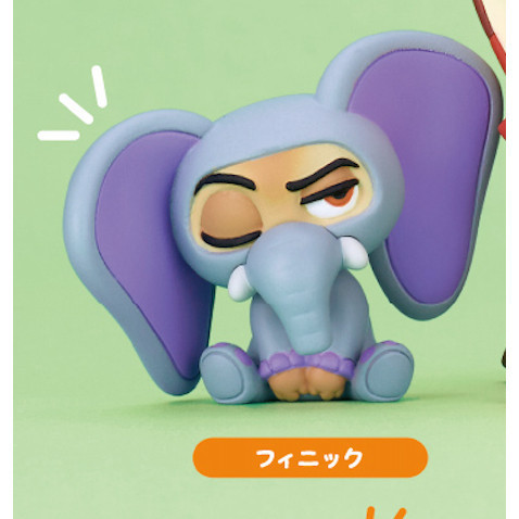 3A294『現貨』動物方城市倚肩公仔 T-ARTS 扭蛋 轉蛋 