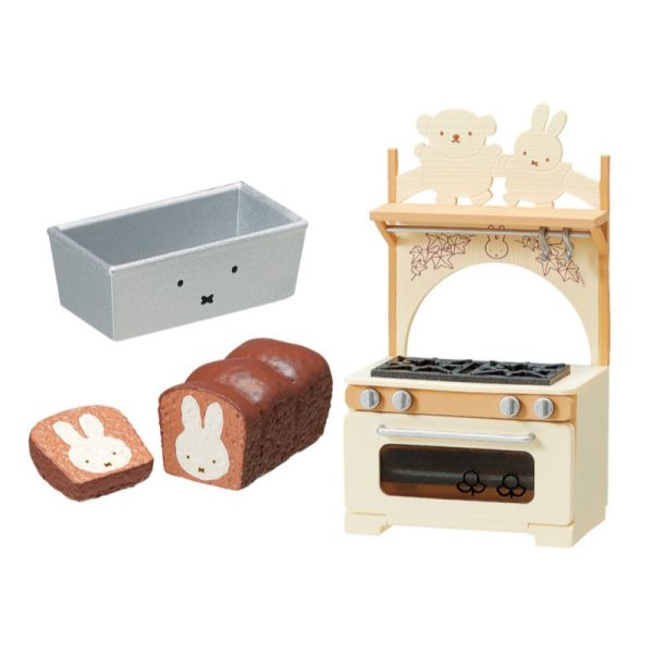 R260『現貨』米菲兔天然廚房場景組 RE-MENT 盒玩 