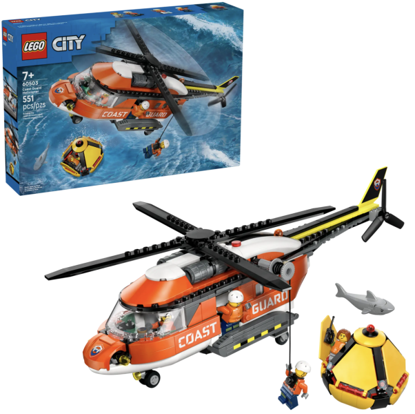 『現貨』LEGO 60503 City 海岸巡防隊直升機 盒組 