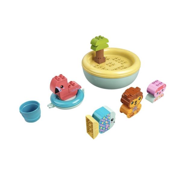 『現貨』LEGO 10966 Duplo-快樂洗澡趣：漂浮動物小島 盒組 