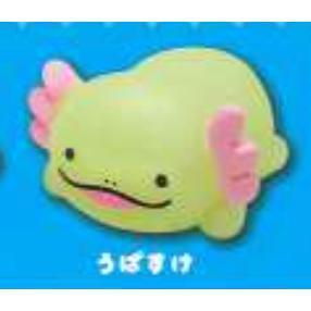 5A341『現貨』捏捏蓄光蠑螈公仔  AMUSE 扭蛋   轉蛋 