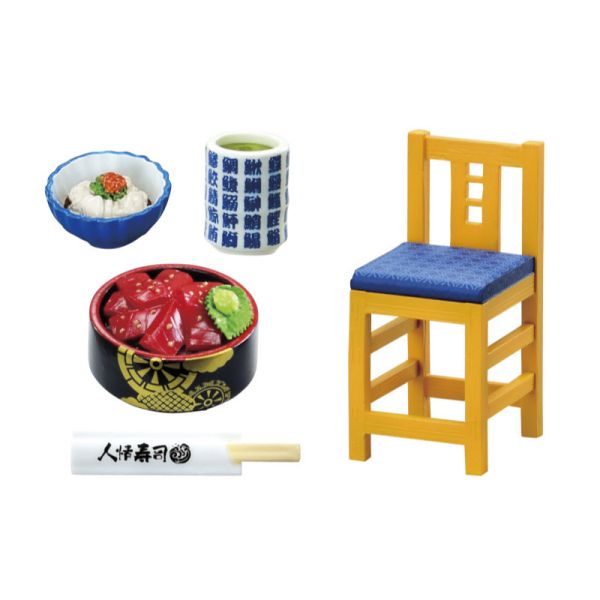 R214『現貨』嘿久等了!下町的人情壽司 RE-MENT 盒玩 