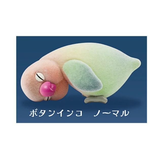 2A781『現貨』睡著了鸚鵡公仔 Qualia 扭蛋 轉蛋 