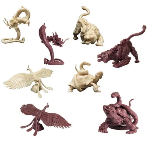 1A883『現貨』四神-青龍、白虎、朱雀、玄武 Tarlin 扭蛋 轉蛋 