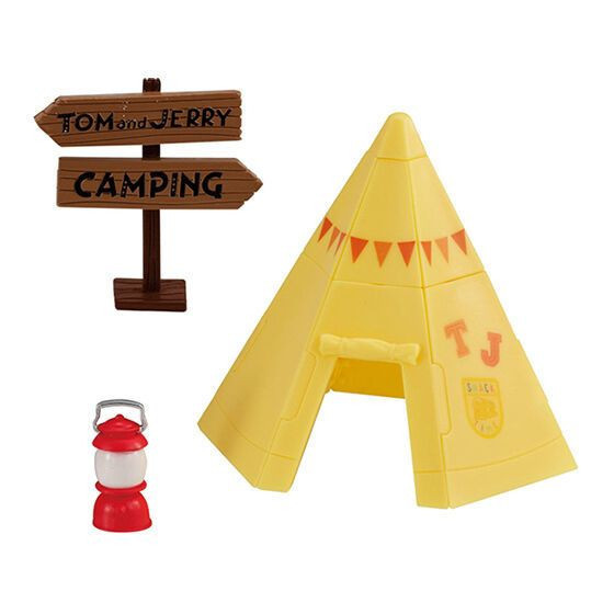 1A710『現貨』湯姆與傑利鼠露營公仔 bandai 扭蛋 轉蛋 