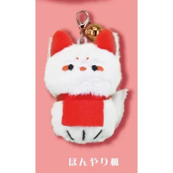 5A719『現貨』稻荷神狐狸玩偶吊飾  夢屋  扭蛋   轉蛋 