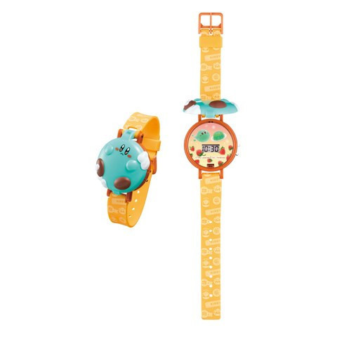 2A860『現貨』星之卡比美食節圓滾滾電子錶 T-ARTS 扭蛋 轉蛋 