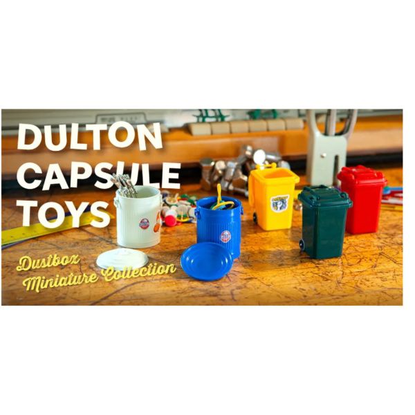 3A171『現貨』DULTON復古垃圾桶模型 Kenelephant 扭蛋 轉蛋 