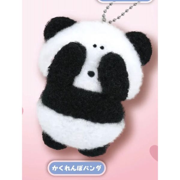 4A872『現貨』熊貓玩偶吊飾P2 夢屋 扭蛋 轉蛋 