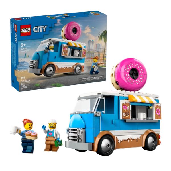 『現貨』LEGO 60452 City-甜甜圈車 盒組 