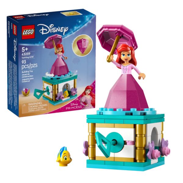 『現貨』LEGO 43259 Disney-Twirling Ariel 盒組 