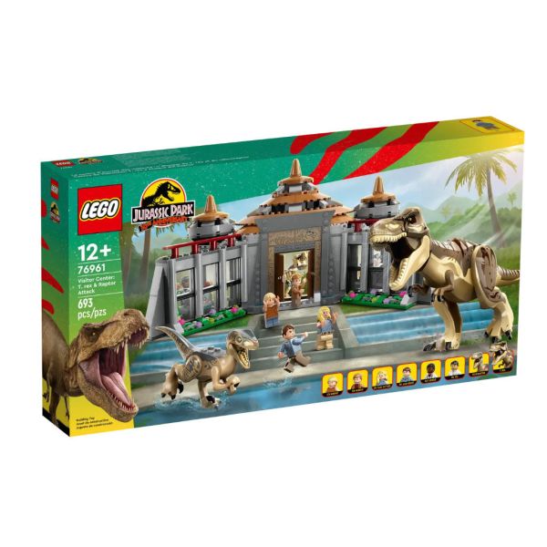 『現貨』 LEGO 76961 Jurassic 侏儸紀-遊客中心:暴龍&迅猛龍對戰 盒組 