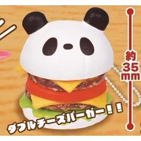 5A241『現貨』熊貓喵喵速食店吊飾   J.DREAM  扭蛋   轉蛋 