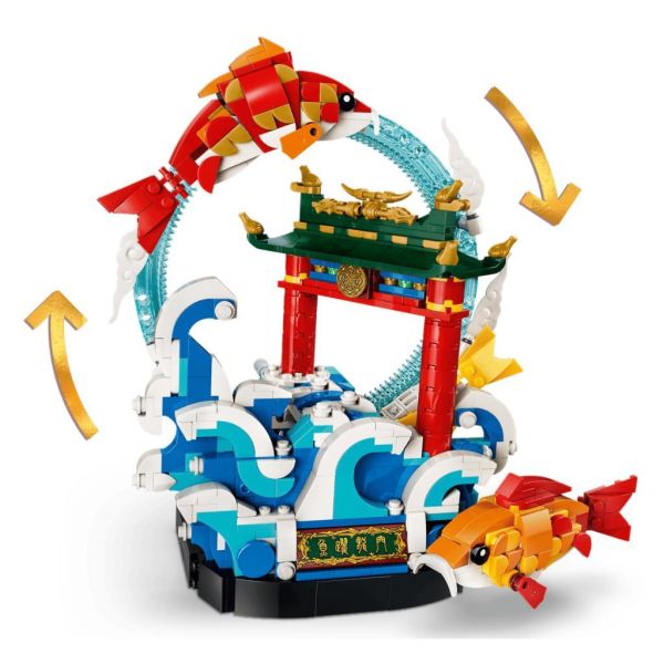 『現貨』  LEGO 80120	Chinese Festival-魚躍龍門    盒組 