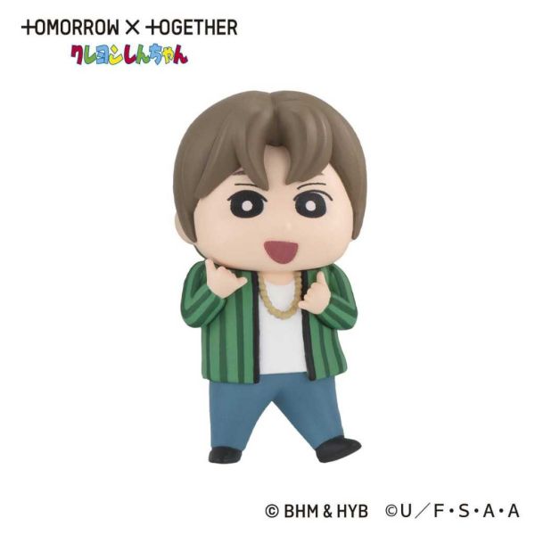 3A480『現貨』TXT蠟筆小新排隊公仔 BANDAI 扭蛋 轉蛋 