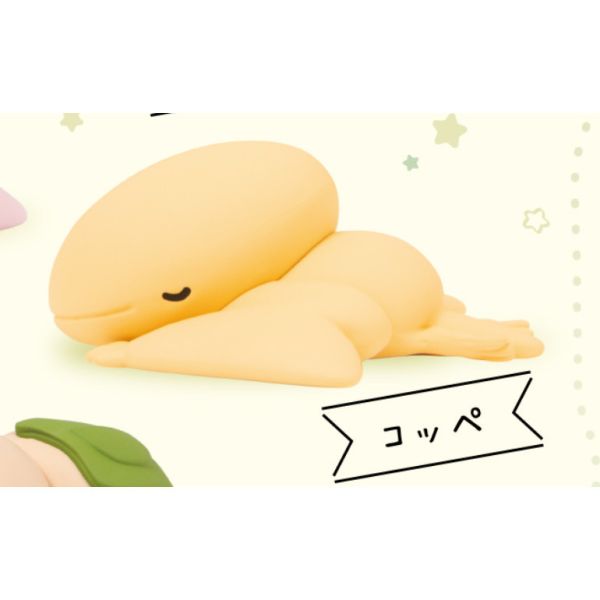 2A843『現貨』恐龍寶寶睡覺公仔 Qualia 扭蛋 轉蛋 