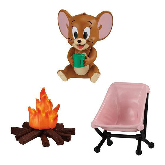 1A710『現貨』湯姆與傑利鼠露營公仔 bandai 扭蛋 轉蛋 