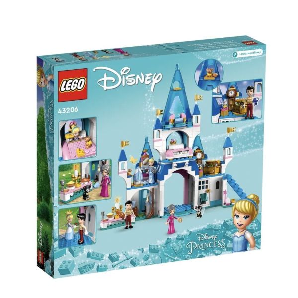 『現貨』LEGO 43206 Disney-灰姑娘和白馬王子的城堡 盒組 