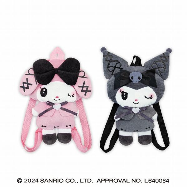 F031『現貨/點數兌換』美樂蒂 庫洛米絨毛背包 
