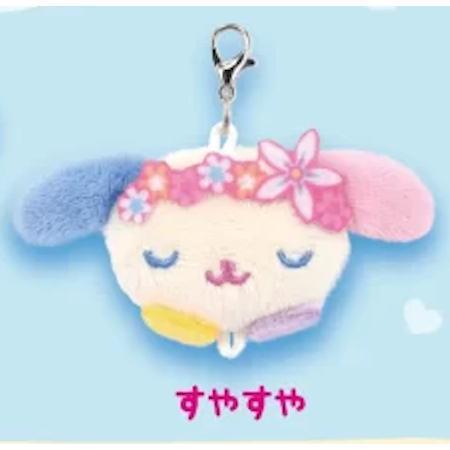 5A896『現貨』  花小兔玩偶大頭吊飾  夢屋  扭蛋   轉蛋 