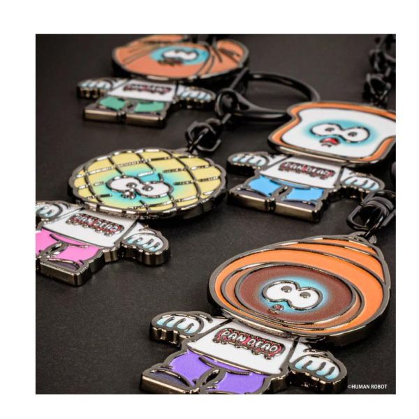 5A806『現貨』PAN DEAD殭屍麵包金屬吊飾   Kenelephant  扭蛋   轉蛋 