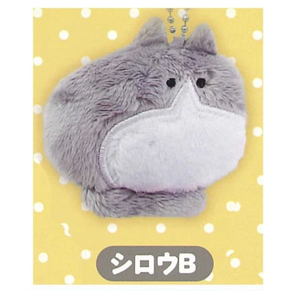 2A852『現貨』秀桑的慵懶貓日記絨毛珠鍊吊飾 Lian Q Labo 扭蛋 轉蛋 