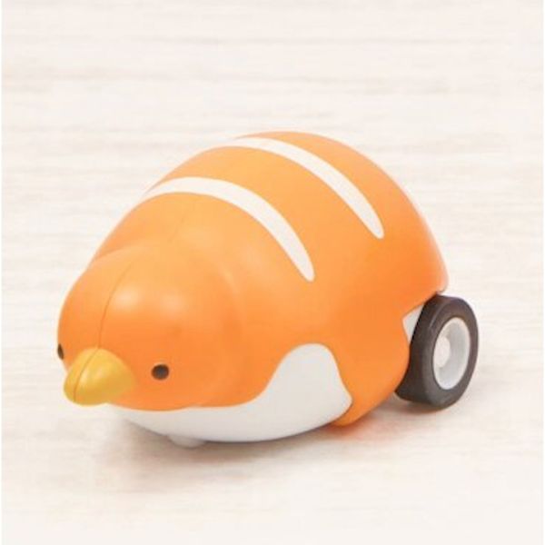 4A341『現貨』壽司企鵝迴力車 Qualia 扭蛋 轉蛋 