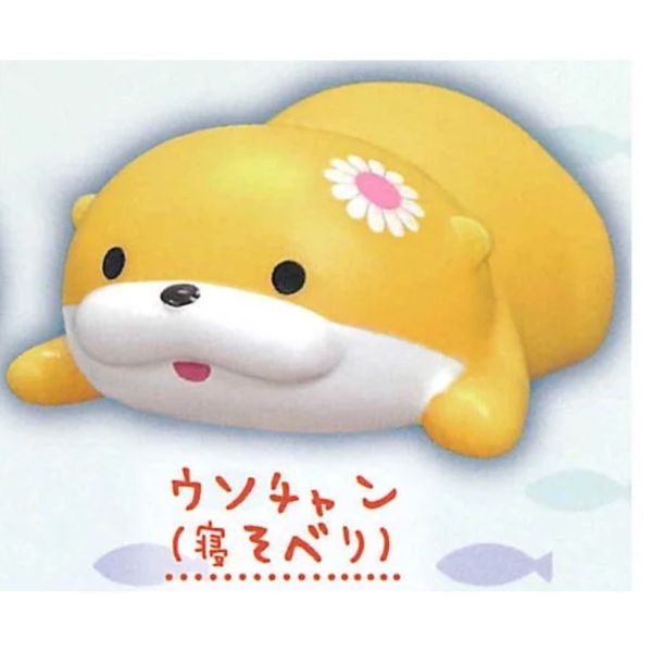 2A557『現貨』水獺軟膠公仔 AMUSE 扭蛋 轉蛋 