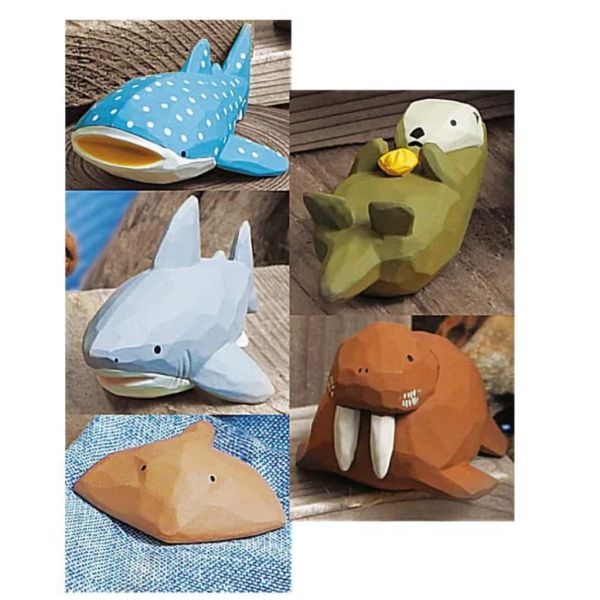 3A154『現貨』川崎誠二的木雕動物們P3 Qualia 扭蛋 轉蛋 