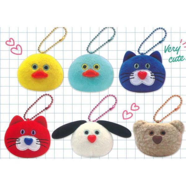 4A761『現貨』mojojojo大臉絨毛吊飾 Lian Q Labo 扭蛋 轉蛋 