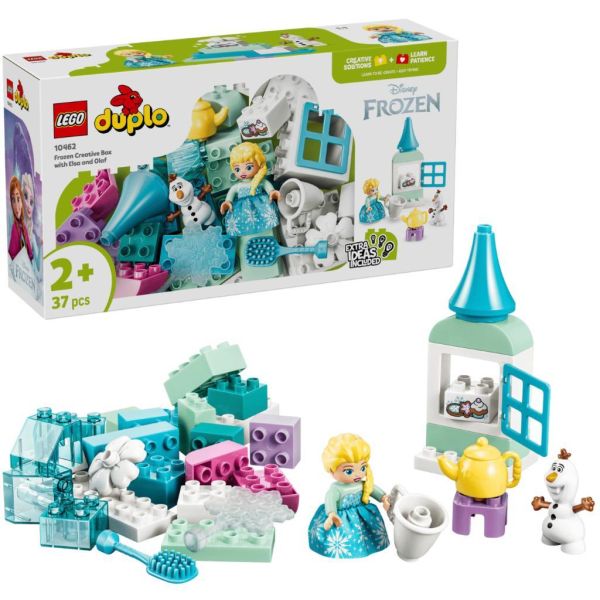 『現貨』  LEGO 10462	DUPLO-艾莎和雪寶的冰雪奇緣創意百寶盒    盒組 