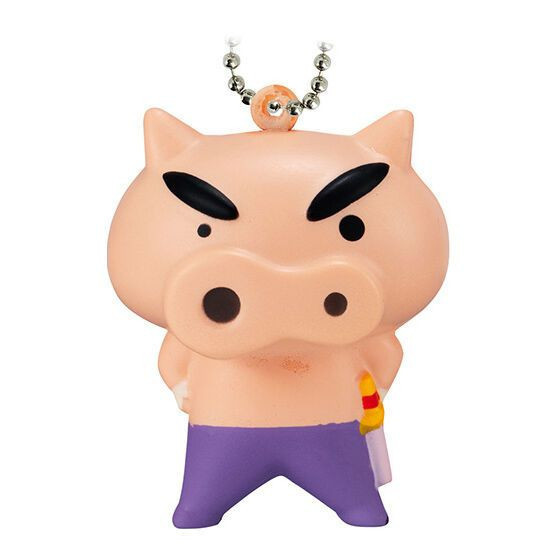 4A937『現貨』蠟筆小新捏捏公仔吊飾 BANDAI 扭蛋 轉蛋 