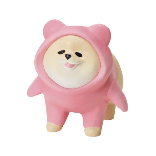 egb347『現貨』動物愛好系列-散步博美公仔 扭蛋 轉蛋 