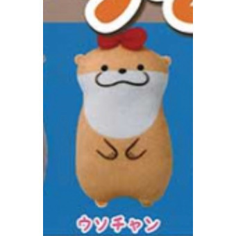 2A244『現貨』扁扁可愛水獺吊飾 AMUSE 扭蛋 轉蛋 