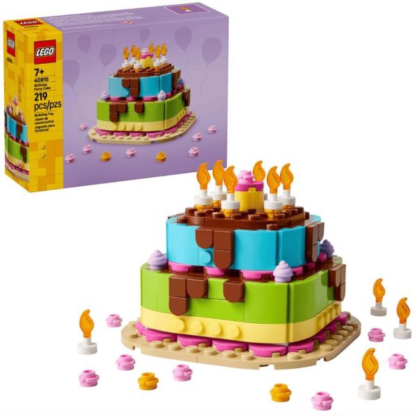 『現貨』  LEGO 40815	LEL-生日派對蛋糕    盒組 