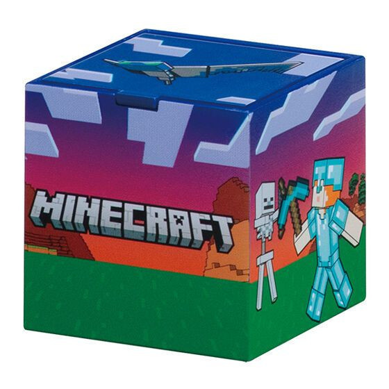 3A544『現貨』當個創世神方塊造型小物盒P2 BANDAI 扭蛋 轉蛋 