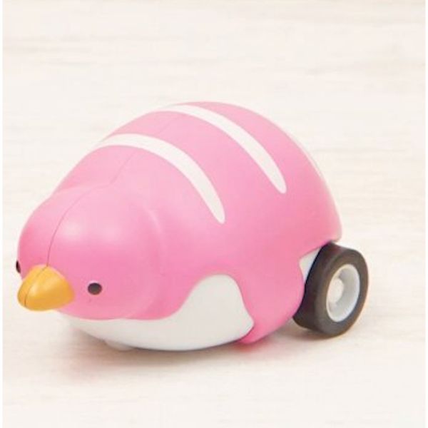 4A341『現貨』壽司企鵝迴力車 Qualia 扭蛋 轉蛋 