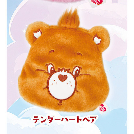 4A536『現貨』Care Bears大臉小物包 Qualia 扭蛋 轉蛋 