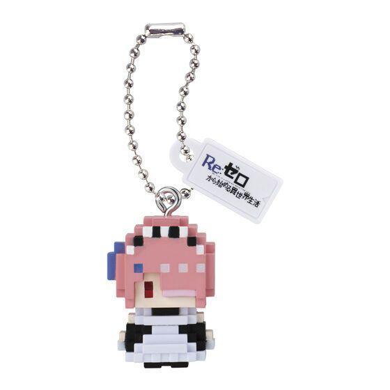6A429『現貨』從零開始的異世界生活像素公仔吊飾   BANDAI 扭蛋 轉蛋 