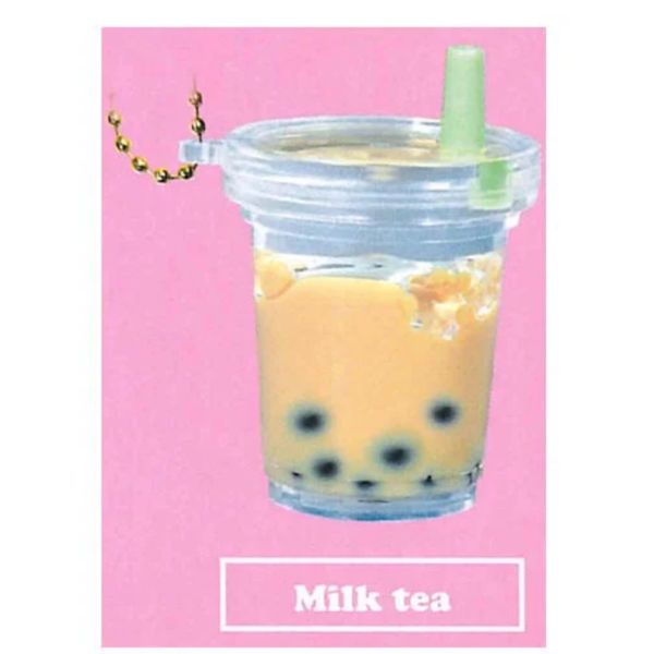 2A426『現貨』珍珠奶茶吊飾 喜歡的菜單 YELL 扭蛋 轉蛋 