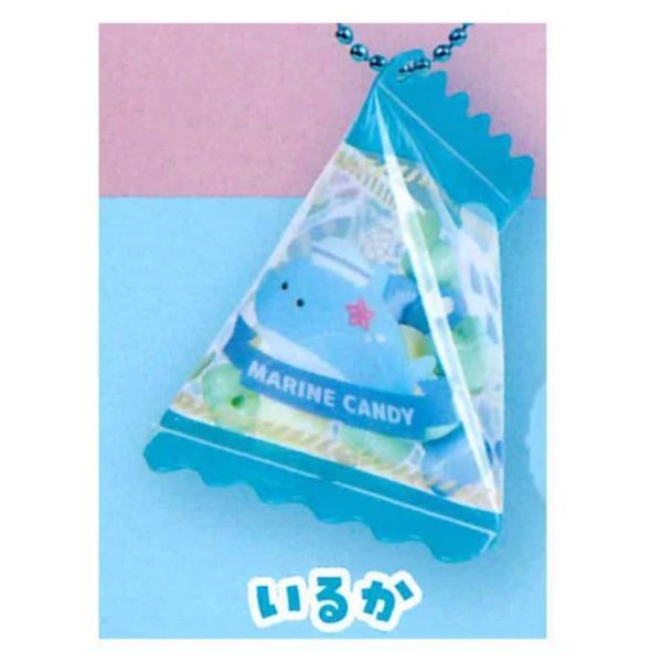 3A112『現貨』圓眼水族館三角糖果包裝吊飾 YELL 扭蛋 轉蛋 