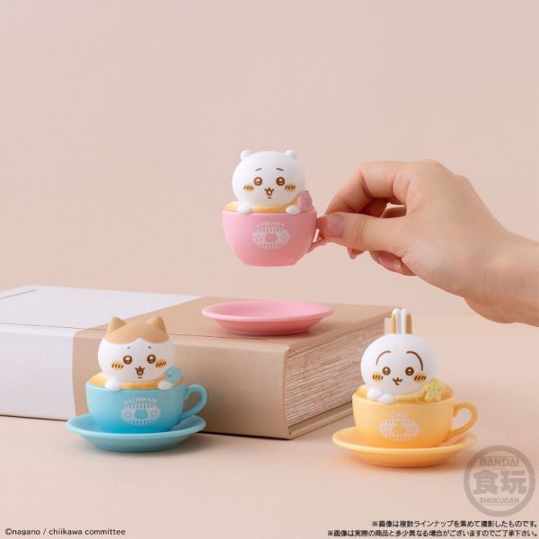 R335『現貨』吉伊卡哇焦糖下午茶杯公仔 BANDAI 盒玩 