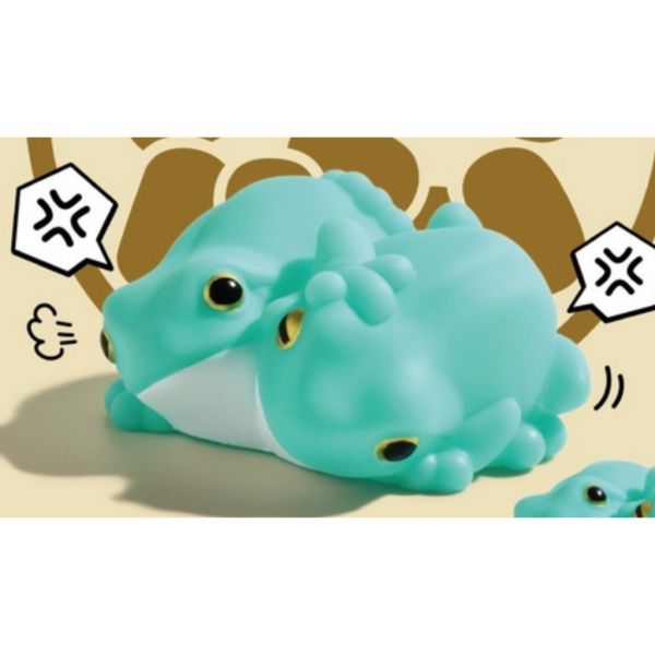 2A590『現貨』鼻要吵架!捏捏綠雨濱蛙 YELL 扭蛋 轉蛋 