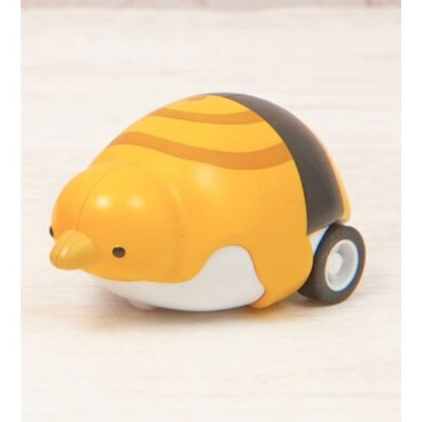 4A341『現貨』壽司企鵝迴力車 Qualia 扭蛋 轉蛋 